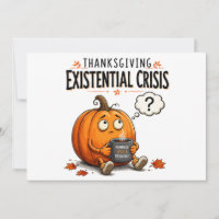 Thanksgiving Existential Crisis Pumpkin Coffee Mug