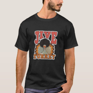 Thanksgiving Fall Apparel Jive Turkey Retro 1970s T-Shirt