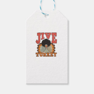 Thanksgiving & Fall Apparel, Jive Turkey - Retro 1 Gift Tags
