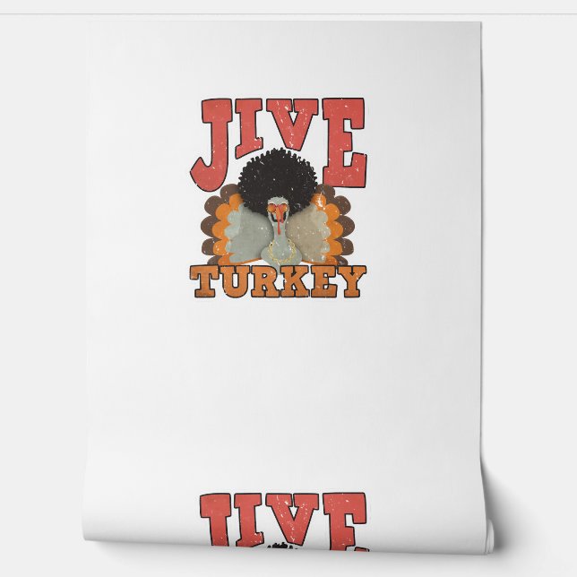 Thanksgiving & Fall Apparel, Jive Turkey - Retro 1 Wallpaper (Unrolling)