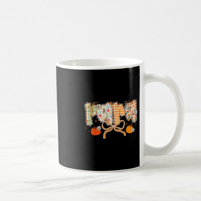 Thanksgiving Fall Autumn Para Educator School Wome Coffee Mug (Right)