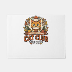 Thanksgiving Fall Cat Cat Lover Gift - Thanksgivin Doormat