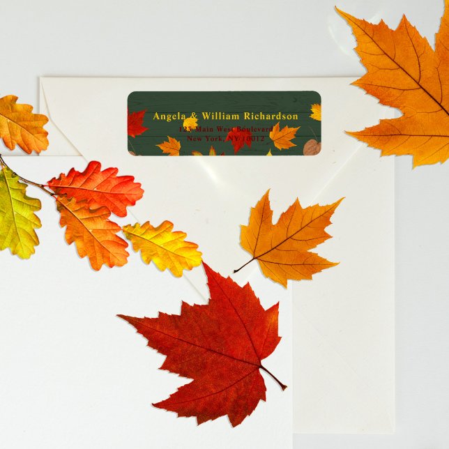 Thanksgiving Fall Colourful Foliage On Wood (Creator Uploaded)
