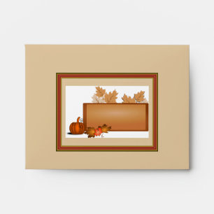 Thanksgiving/Fall Envelope