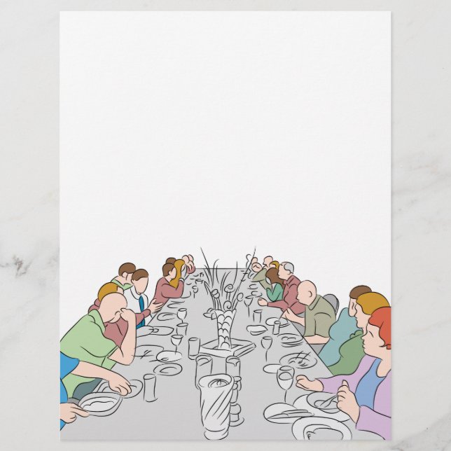 Thanksgiving Family Dinner Table (Front)