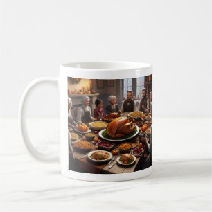 (Thanksgiving & Family II) Classic Mug, 11 oz Coffee Mug