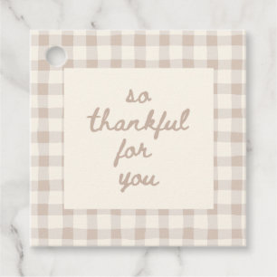 Thanksgiving Favor Gift Tag