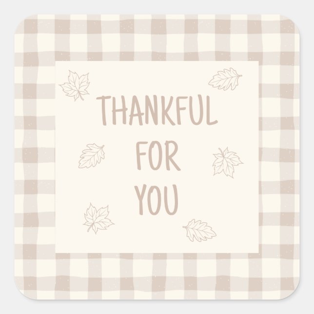 Thanksgiving Favor Gift Tag (Front)