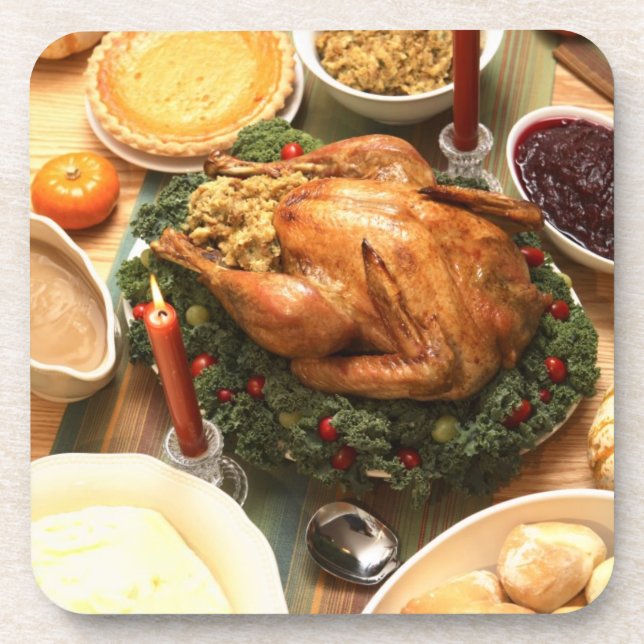 Thanksgiving Feast Coaster (Front)