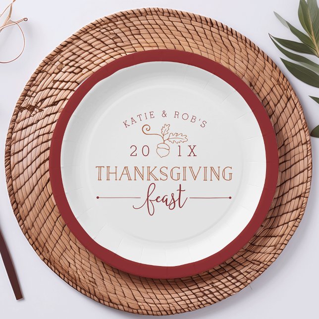 Thanksgiving Feast Paper Plate (Creator Uploaded)