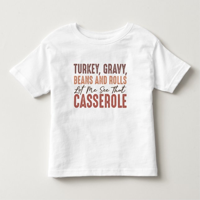 Thanksgiving Feast Toddler T-Shirt (Front)