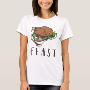 Thanksgiving Feast with turkey and gravy T-Shirt
