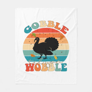 thanksgiving fleece blanket