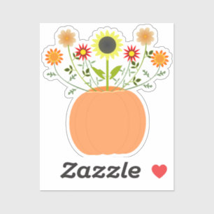Thanksgiving Flowers in Pumpkin