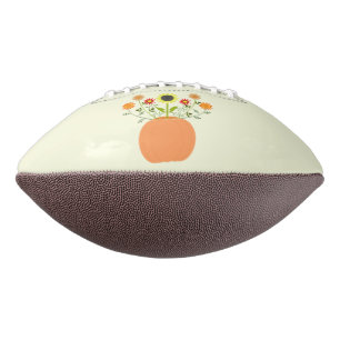 Thanksgiving Flowers in Pumpkin Football