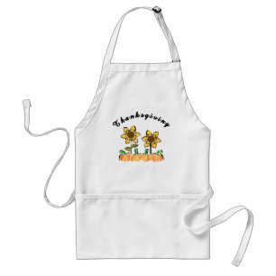 Thanksgiving Flowers Standard Apron