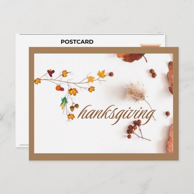 Thanksgiving Foliage Postcards 03 (Front/Back)
