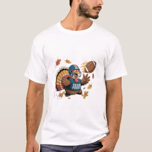 Thanksgiving Football Turkey Fantasy Football T-Shirt