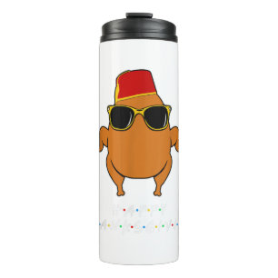 Thanksgiving For Friends Funny Turkey Thermal Tumbler