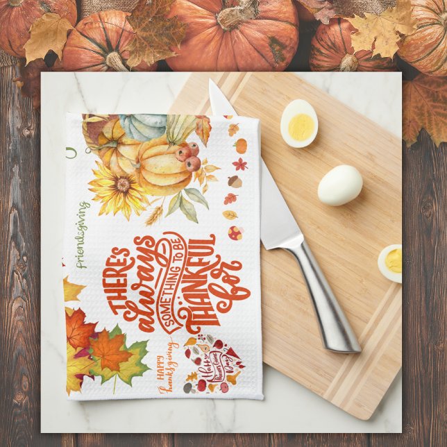 Thanksgiving Friendsgiving Autumn | Tea Towel (Creator Uploaded)