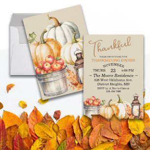 Thanksgiving Friendsgiving Dinner Custom  Invitation