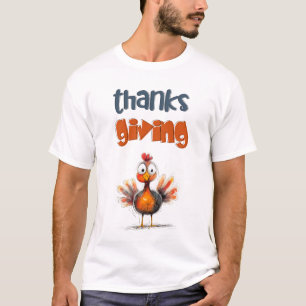 Thanksgiving from the Goofy Turkey عيد الشكر T-Shirt