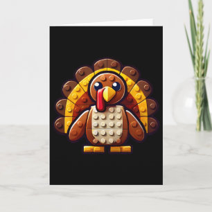 Thanksgiving Funny Turkey Gobble Gobble F Caw F 1 Card