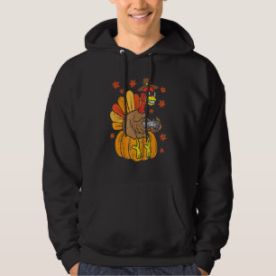 Thanksgiving Game Controller Thanksgiving  Boys Ga Hoodie