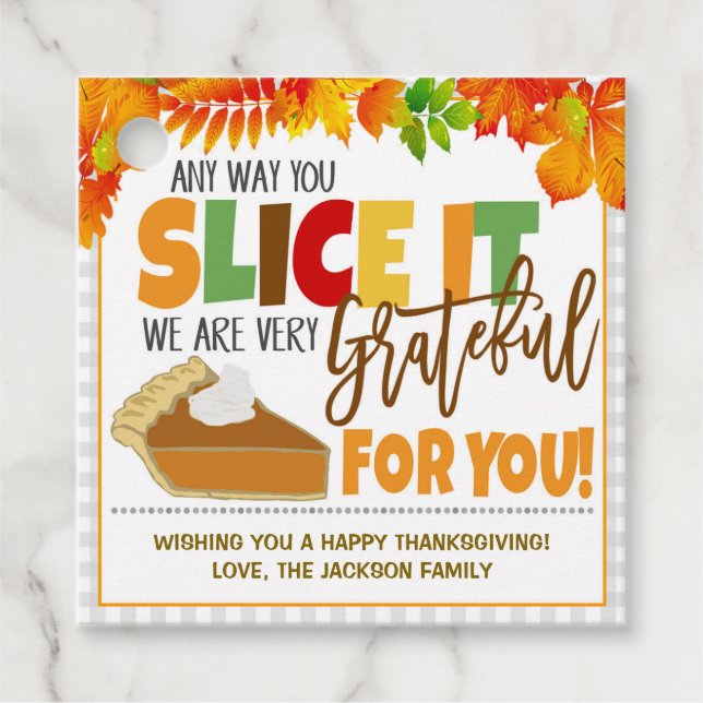 Thanksgiving Gift Tag (Front)