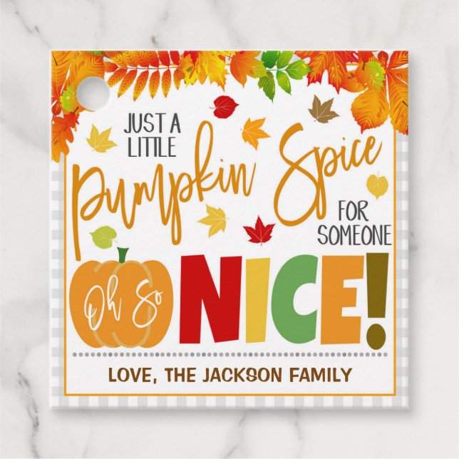 Thanksgiving Gift Tags (Front)