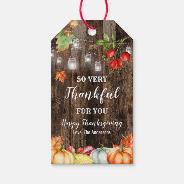 Thanksgiving Gift Tags (Front)