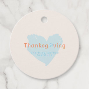 Thanksgiving Gift Tags: Add Gratitude to Your Gift Favour Tags
