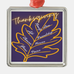 Thanksgiving Gifts  Metal Tree Decoration