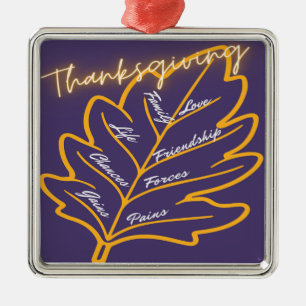 Thanksgiving Gifts  Metal Tree Decoration