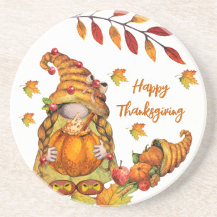 Thanksgiving Gnome Coaster