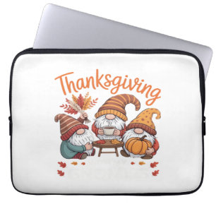 Thanksgiving Gnome Fall Leopard Turkey Essential T Laptop Sleeve