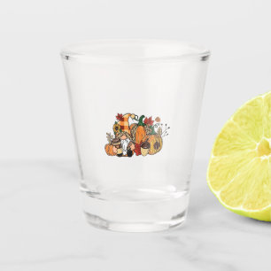 Thanksgiving Gnomes Fall Leaves Gnomes Funny Fall Shot Glass