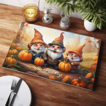 Thanksgiving Gnomes Personalised