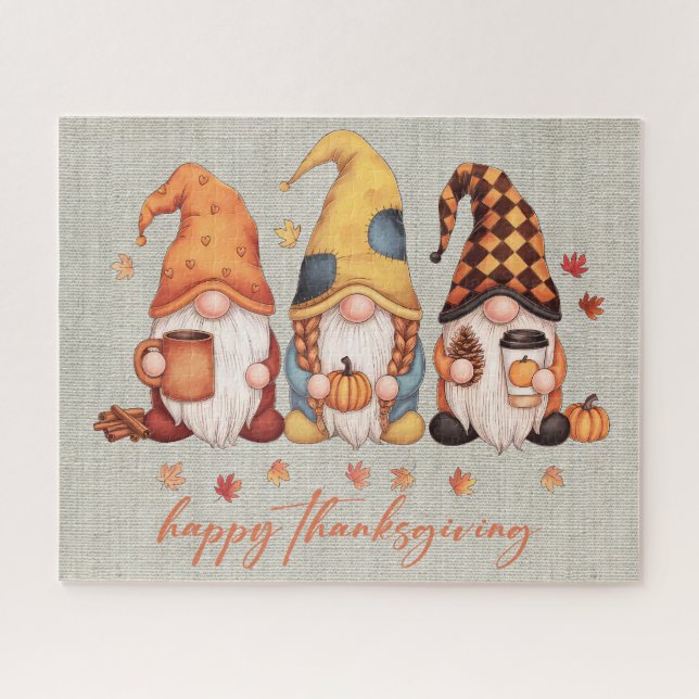 Thanksgiving Gnomes Puzzle (Horizontal)