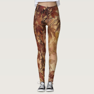 Thanksgiving,Golden Leaves, Grateful Heart Legging