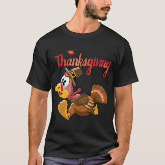 Thanksgiving grateful, fall, pumpkin, turkey, T-Shirt