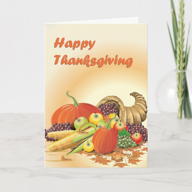 Thanksgiving Greeting Card (Front)