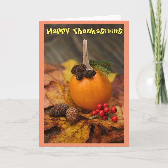 Thanksgiving Greeting Card (Front)