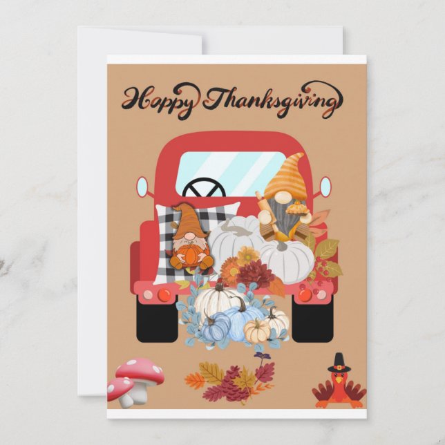 Thanksgiving Greeting Card (Front)