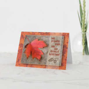 Thanksgiving Greeting Card