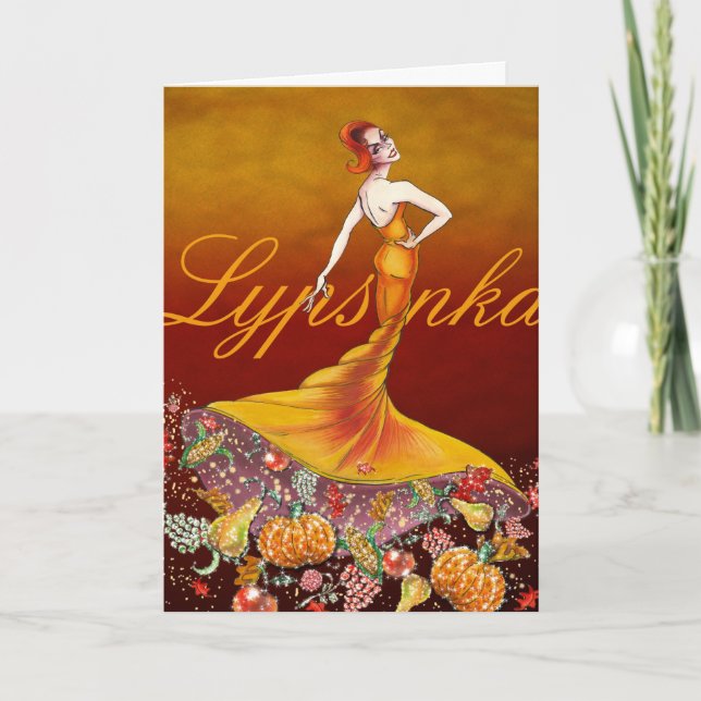 Thanksgiving Greeting Card # 2 (greeting inside) (Front)