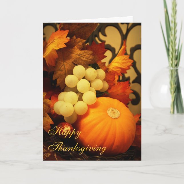 Thanksgiving greeting cards (Front)