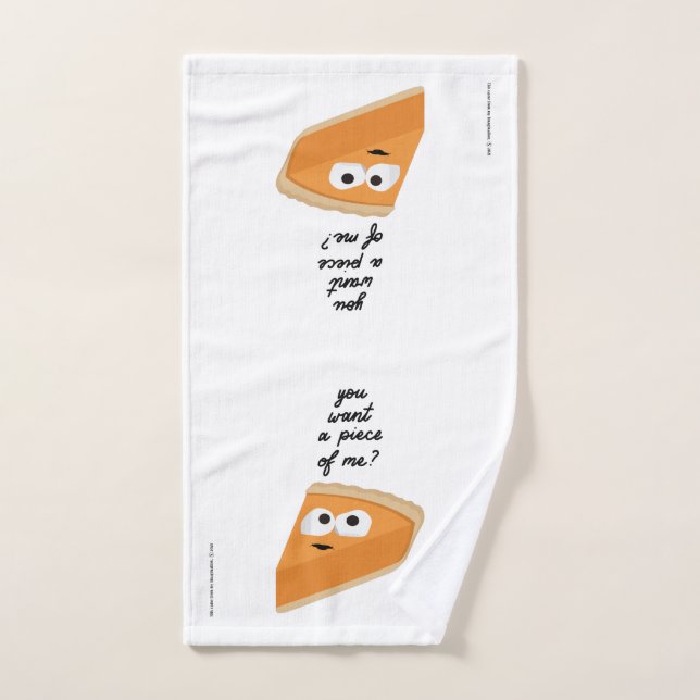 Thanksgiving Hand Towel - Pumpkin Pie (Hand Towel)