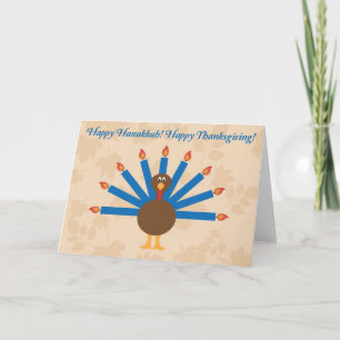 Thanksgiving Hanukkah (Thanksgivukkah) Card 3