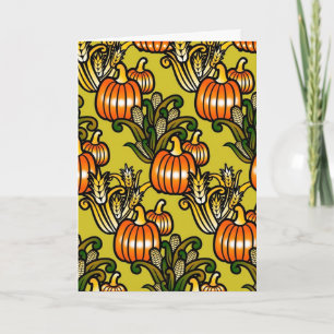 Thanksgiving Harvest Holiday Card